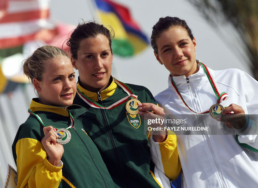 2007 All Africa Games pengelly van Biljon Lydia Yefsah Algeria