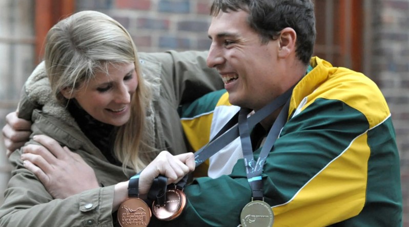 Charl Bouwer 2013 IPC Canada medals