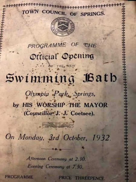 1932 Opening